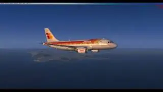 FSX Airbus A319, Barcelona to Ibiza