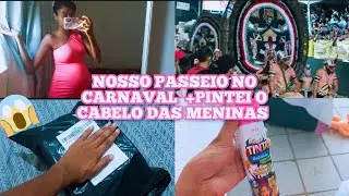 FOMOS OLHA O DESFILE DE CARNAVAL+ PINTEI O CABELO DAS MENINAS |CHEGOU PACOTE PRA MIM DA SHOPEE #vlog