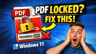 How to Remove Password from PDF File in Windows 11 (FREE & Easy | No Software Needed)