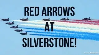Red Arrows Air Display At Silverstone!