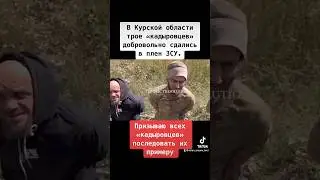 В Курской области трое «кадыровцев» добровольно сдались в плен ЗСУ