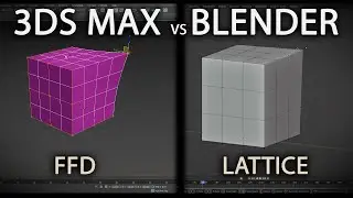 Max to Blender  -  FFD vs Lattice