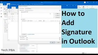 How to add a signature in Outlook | Add signature for new messages and replies/forwards in Outlook