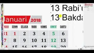 Belum tau cara Desain Kalender dengan Corel? Yuks simak Tutorialnya - P1- Design Calendar Corel Draw