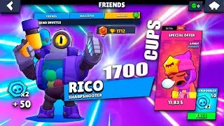 😱 NEW BRAWLER RICO | SANDY SALE | 1700+ CUPS 🏆 |