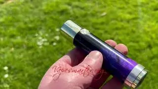 "Messenger" a 21700 tube switched mech mod in sterling silver and brass