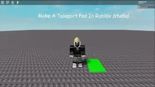 How To Make A Telepad In Roblox! Roblox Scripting Tutorial