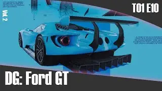 T01 E10: Ford GT (opalina azul) | Dibujos Gasheta