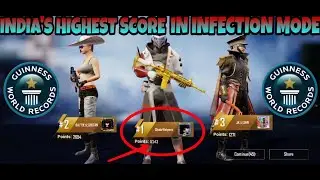 PUBG MOBILE Infection Mode World Record 5100 | India's Highest Score In Infection Mode In PUBGM Ever