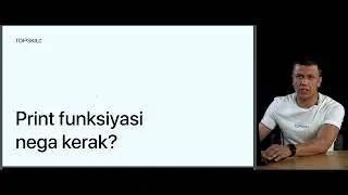 Python | Console va print funksiyasi haqida tushuncha