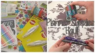 Planner Supplies Haul