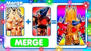 Toilet Tower Defense But You Can MERGE Units!