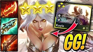 KAYLE 3 STAR HYPER CARRY BUILD!! - Teamfight Tactics RANKED Set 9 TFT GUIDE