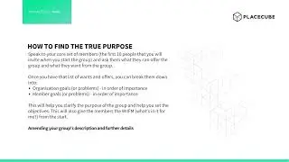 Module 1 Why the purpose matters