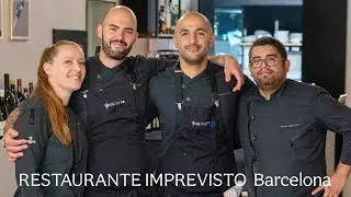 EL MENÚ DEL RESTAURANTE IMPREVISTO EN BARCELONA