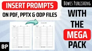 How To Insert Prompts Into PDF, PowerPoint & OpenOffice Files With The Mega Pack 2.0