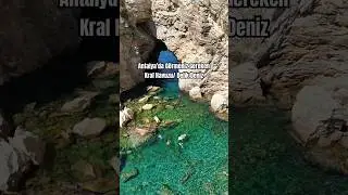 Antalya Gazipaşa’da görmeniz gereken yerlerden biri Kral Koyu/ Delik Deniz #antalya #alanya