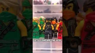 Comparing The TOE Suits To The TOS Suits|#ninjago #legoninjago #ninjagoseason4 #minifigures #shorts