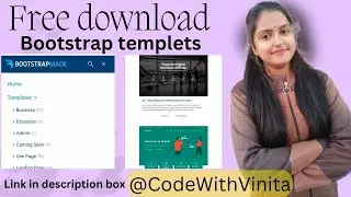 How to download free Bootstrap 5 templets & edit also|200+ free templets|How to unzip a zip folder