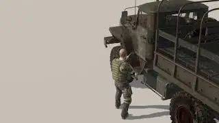 Truck Enter and Exit animation
