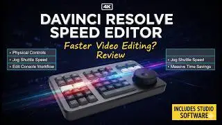 DaVinci Resolve Speed Editor Bundle Review – Faster Video Editing?