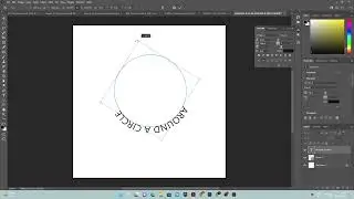 HOW TO WRAP A TEXT AROUND A CIRCLE IN PHOTOSHOP .07 TO PS 2022 TUTORIAL