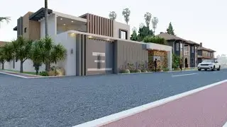 VILLA DUPLEX 5 PIECES HAUT STANDING SUR 300 m2 / DUPLEX HOUSE DESIGN / ARCHITECTURE ANIMATION LUMION