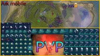 ( ARK MOBILE ) PVP 🔥 10K ELEMENT 🤯 OP BASE + DINO
