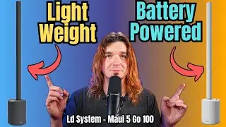 Perfect BATTERY-POWERED PA for ACOUSTIC Gigs: LD Systems Maui 5 Go 100