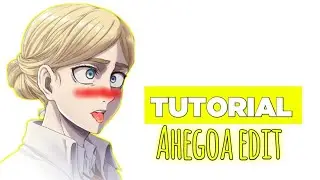 Tutorial Edit muka jadi Ahegoa di android | picsay pro