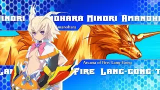 Branch (Konoha/Zenia) vs Duck (Minori/Dark Heart) - Arcana Heart 3 LOVEMAX SIXSTARS!!!!!! XTEND