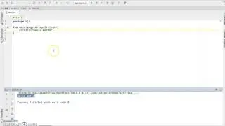 Lesson 1: Create a project + Hello World + a few Kotlin basics