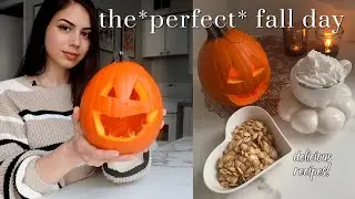 Cozy fall vlog: workout, baking & self-care 🍂