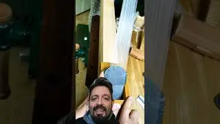 Cepillo manual Japones haciendo telas tranaparentes con madera 