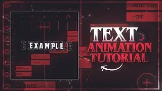 NEW TRENDING TEXT ANIMATION TUTORIAL \ - alight motion