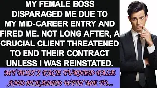 My boss fired me, but a key client demanded my involvement, shocking her.