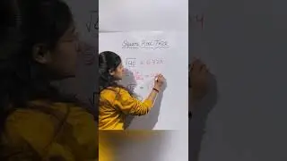 Square Root Trick | Maths short trick #maths #mathsbyvaishali #mathstricks #shorttrick