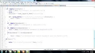 Form validation using php and ajax