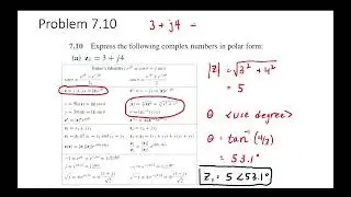 Example - Converting Complex Numbers from Rectangular to Polar