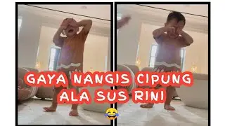 GAYA NANGIS CIPUNG LUCU BGT, AUTO PELUK SUS ❤️😘
