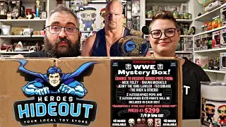 Heroes Hideout WWE Stone Cold Steve Austin Funko POP Autograph Mystery Box