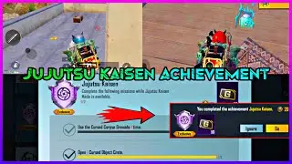 😍Jujutsu Kaisen Achievement | How To Complete Jujutsu Kaisen Achievement in BGMI