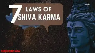 7 laws of karma by lord shiva | Lord Shiva Karma in English |  studiz
