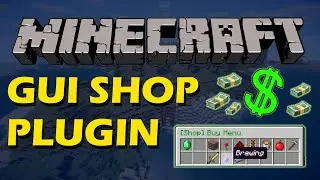 Buy and sell items in Minecraft with GUI Shop Plugin