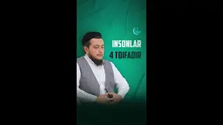 Insonlar 4 toifadir...