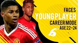 FIFA 17 Career Mode - Young Player Faces Age 22-24 PART 6