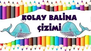KOLAY BALİNA ÇİZİMİ/EASY WHALE DRAWİNG #art #easy #easydrawing #drawing #etkinlik #kolayçizimler