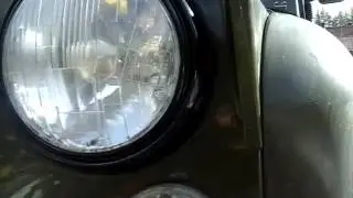 Покраска ободков фар и морды УАЗ 3151 Lux Edition  день 2-ой