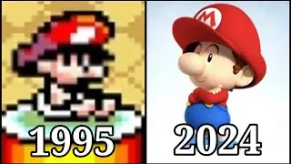 Evolution of Baby Mario 1995-2024