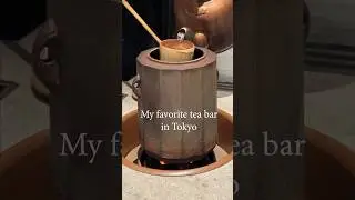 My favorite tea bar in Tokyo🍵 #japanesefood #teacafe #matchacafe